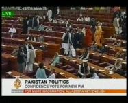 Pakistani parliament to hold confidence vote on new prime minister (video)