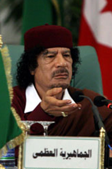 Turmoil in Tripoli after Gaddafi denies having fled