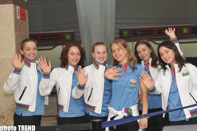 One More Group of Azerbaijani Sportsmen Leaves for Beijing Olympiad (video)