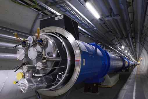 Scientists fired up giant atom smasher