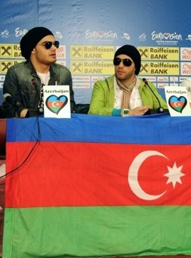 Азербайджанские участники конкурса "Евровидение-2008" Эльнур и Самир станут патриотами
