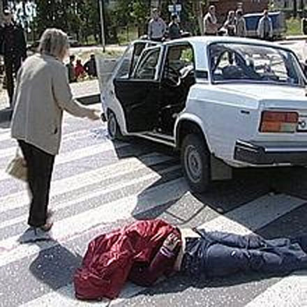 Бакинская полиция ищет водителя, сбившего пешехода