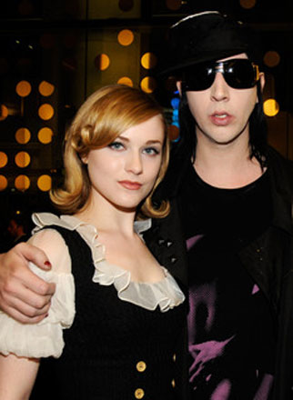 Evan Rachel Wood And Marilyn Manson   Split