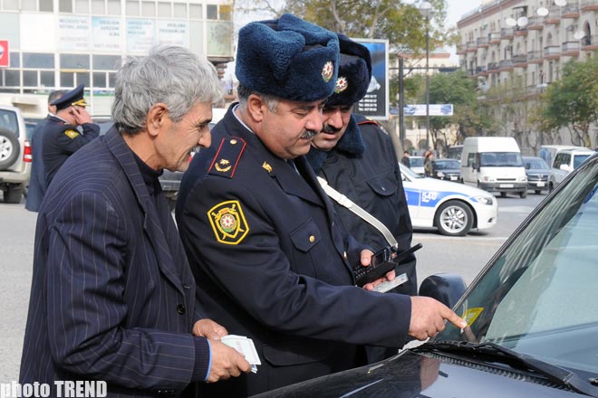 Крутые рейды дорожной полиции Баку (фотосессия, видео)