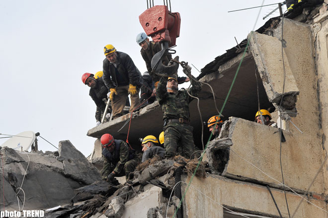 На западе Азербайджана взорвался жилой дом, есть пострадавшие