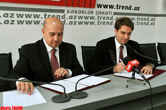 Azerbaijani TREND News Agency and Russian RIA Novosti sign Partnership Agreement (video)