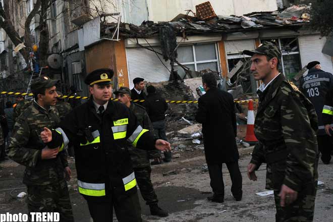 В Баку в жилом доме произошел взрыв, как минимум трое погибших  (ДОБАВЛЕНО 10 - Предварительно стало известно имя погибшего) (видео) - Gallery Image