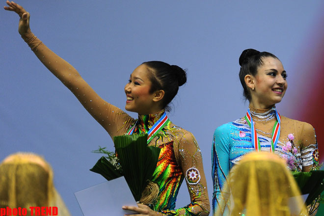 Сборная Азербайджана заняла второе место в Чемпионате Европы по художественной гимнастике (фотосессия)