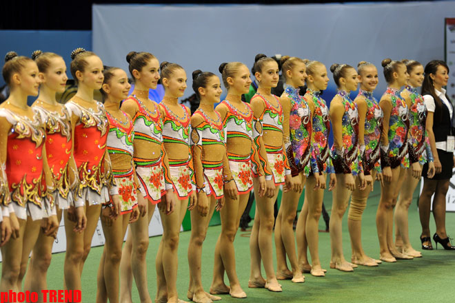 Сборная Азербайджана заняла второе место на Чемпионате Европы по художественной гимнастике среди юниоров (Фотосессия)