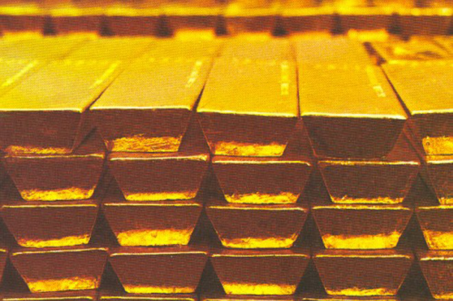 Цена золота на Лондонском рынке - 1095,00 долл./тр. унция