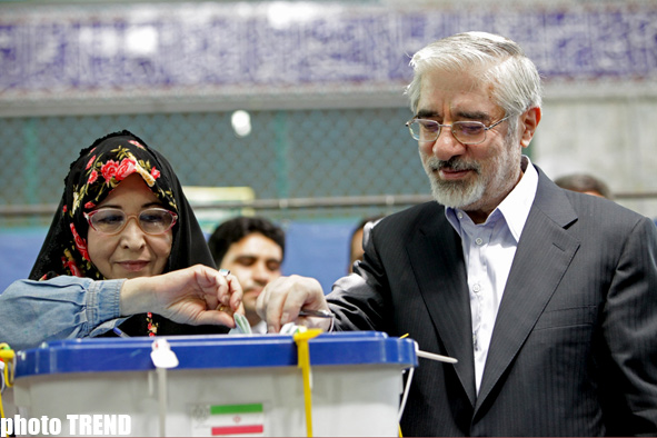 Большинство граждан Ирана, проживающих в Азербайджане, поддержали кандидата в президенты Мир Хусейна Мусави