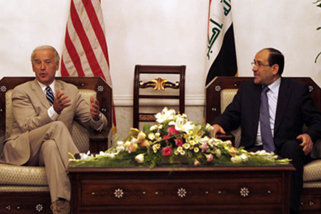 Biden, al-Maliki discuss "blacklisted" candidates