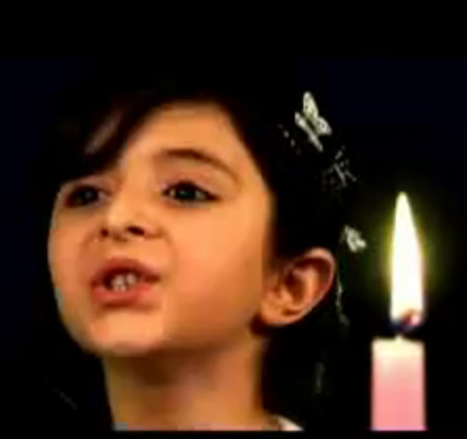 6-летняя азербайджанка из Ирана – "Привет Гейдар-бабе" (видео)