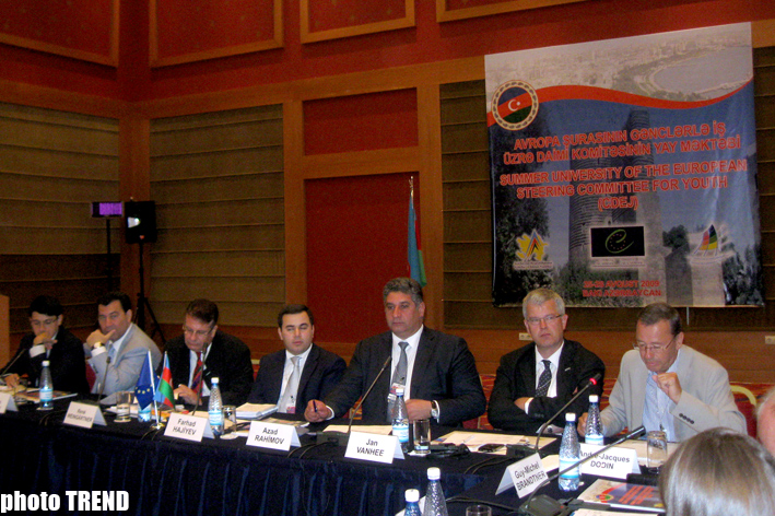 Азербайджан - активный член Совета Европы в сфере молодежи и спорта - представитель СЕ