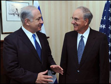 US peace envoy meeting with Israeli prime minister