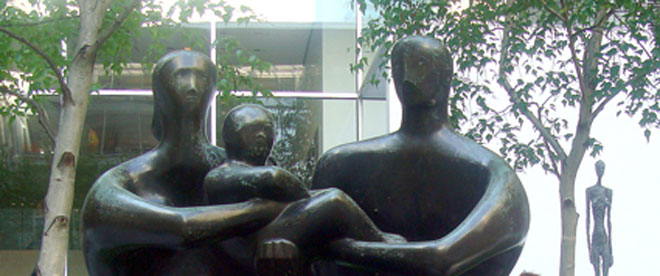 Музей Современного искусства в Нью-Йорке. Генри Спенсер Мур - британский художник и скульптор (фотосессия)