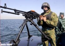 Azerbaijani State Border Service holding exercises in Caspian Sea (PHOTOSESSİON)