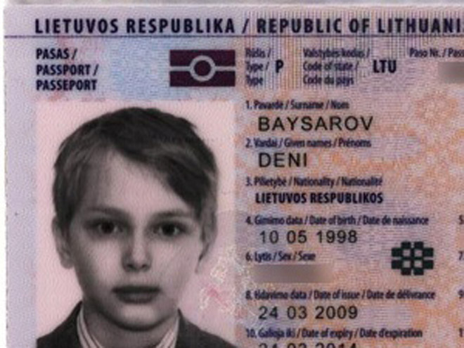 Я понятия не имел, что у Деньки есть паспорт гражданина Литвы – Руслан Байсаров
