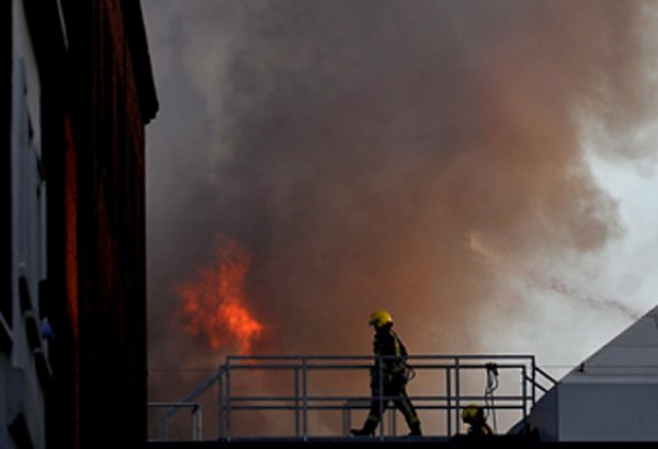 Galatasaray University in Turkey catches fire