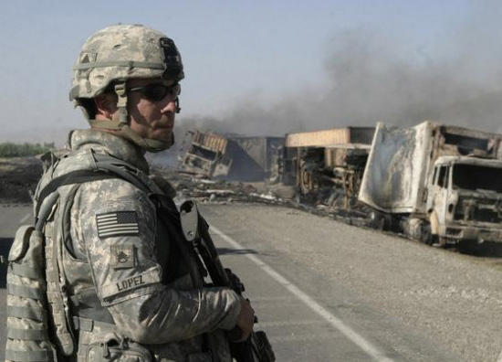 Suicide bomber strikes NATO convoy Afghanistan, casualties expected