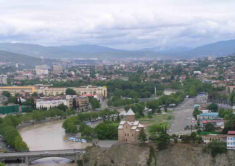 Three detained over Georgian military base blast