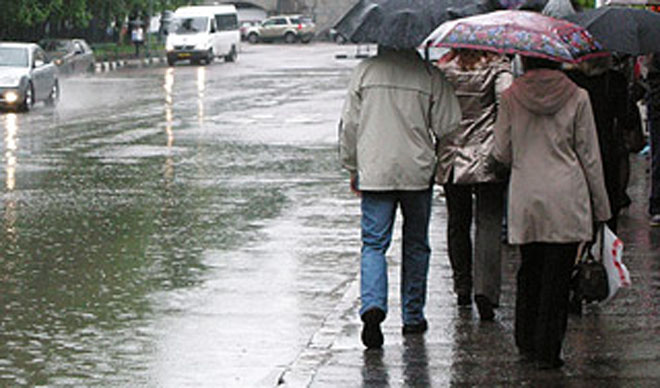 Azərbaycan ərazisində yağmurlu hava şəraiti davam edəcək