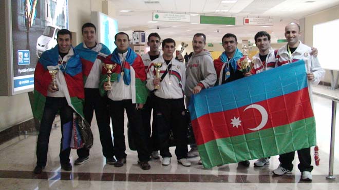 Азербайджанские спортсмены завоевали медали кубка мира по кунг-фу