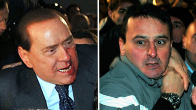 Берлускони простил Тарталью, который 13 декабря напал на него в Милане
