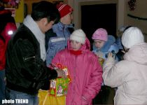 Heydər Əliyev Fondu Moskvadakı kimsəsiz uşaqlar üçün bayram təşkil edib