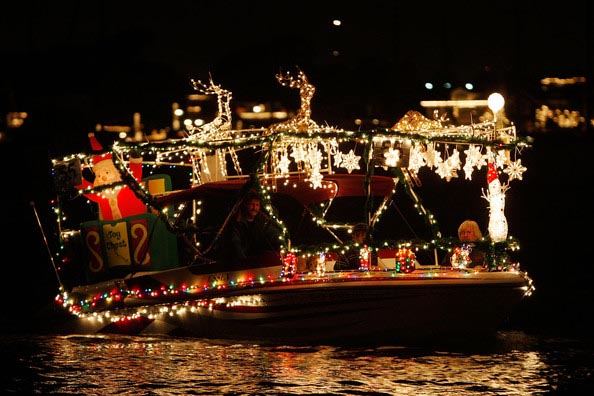 Рождественский парад яхт (фотосессия)