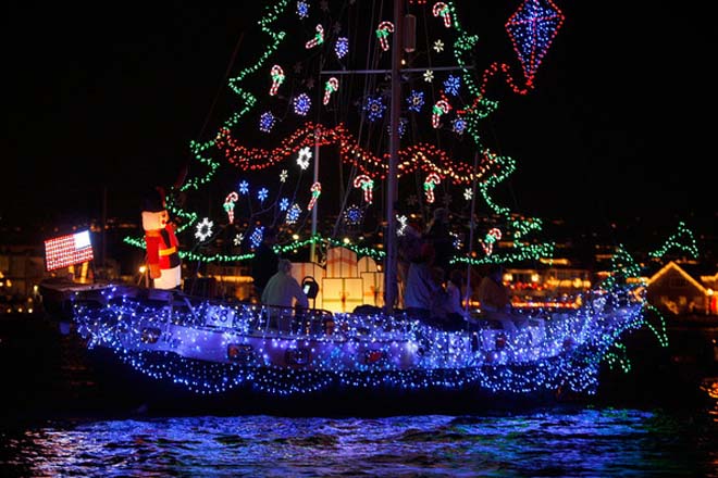 Рождественский парад яхт (фотосессия)