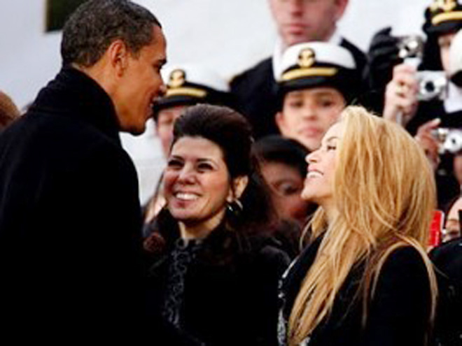 Шакира встретилась с Бараком Обамой в Белом доме