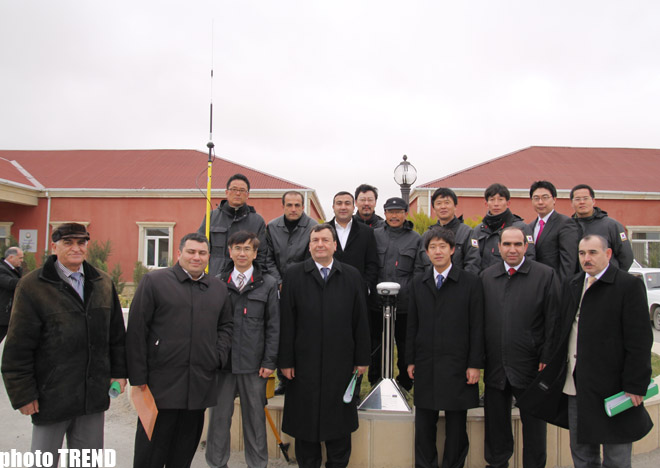 Korean KOICA installs GPS-equipment within 'Improvement of the Land Cadastral System in Azerbaijan'