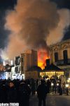 Heavy fire extinguished in residential building in the Inner Сity of Baku (PHOTO)