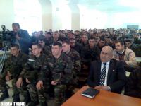 'Victims of genocide committed by Armenians - Baganis Ayrim' book presented at military unit in Azerbaijan - Gallery Thumbnail