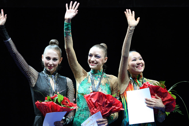 Азербайджанская гимнастка завоевала первую в истории страны медаль на чемпионатах Европы по многоборью (ДОПОЛНЕНО)