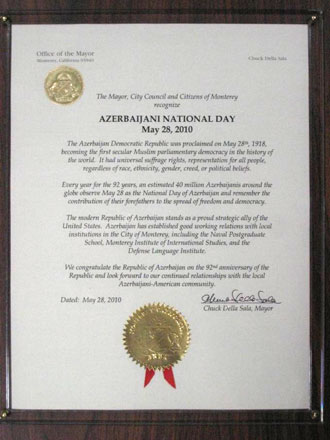 Los Angeles marks Azerbaijani Republic Day (PHOTO)