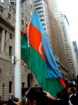 На Уолл-стрит подняли азербайджанский флаг (фотосессия)