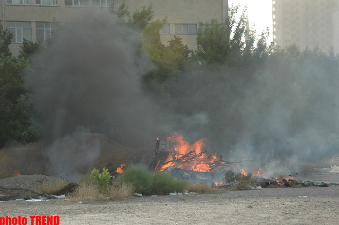Пожар у дома Бидзины Иванишвили в Тбилиси