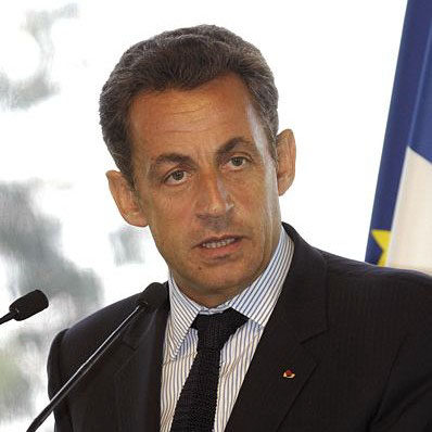Two held as anti-Sarkozy demonstrators wrangle with police