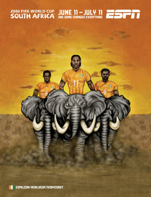 Постеры чемпионата мира по футболу 2010 (фотосессия)