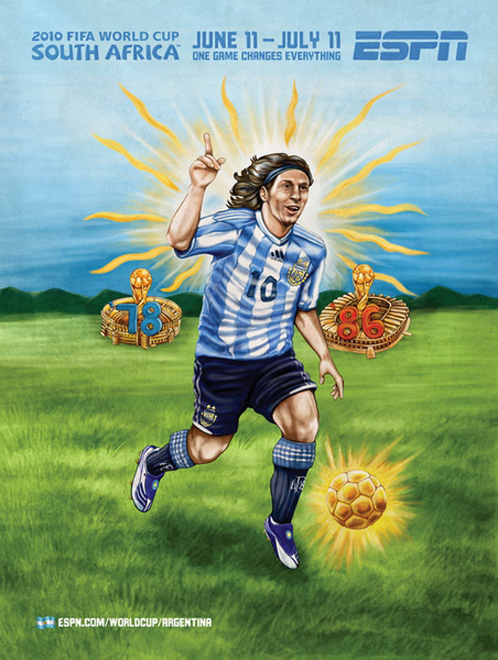 Постеры чемпионата мира по футболу 2010 (фотосессия)