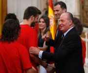 Сборная Испании вернулась домой (фотосессия)