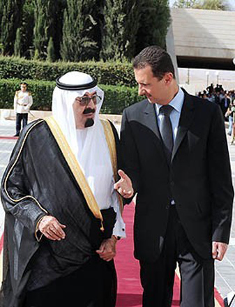 Saudi king, Syria's Assad discuss "Arab, Islamic developments"