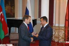 Azerbaijani President awarded with Russian governmental medal and diploma (PHOTOS)