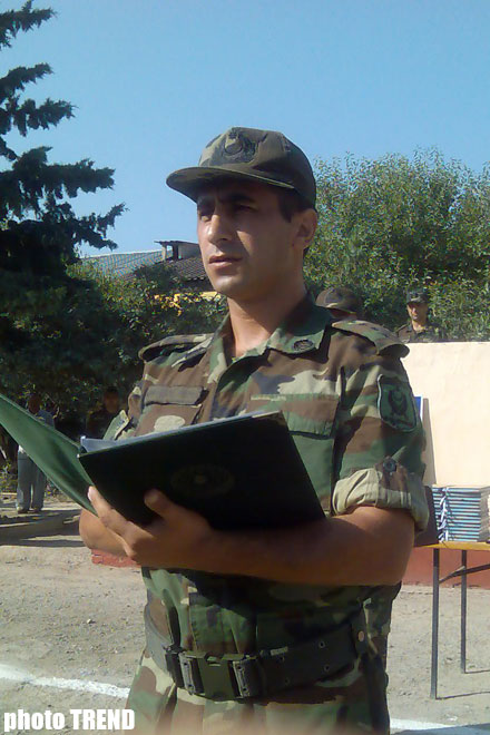 Azerbaijani MP met with youths admitted to military colleges and soldiers taking oath (PHOTOS)