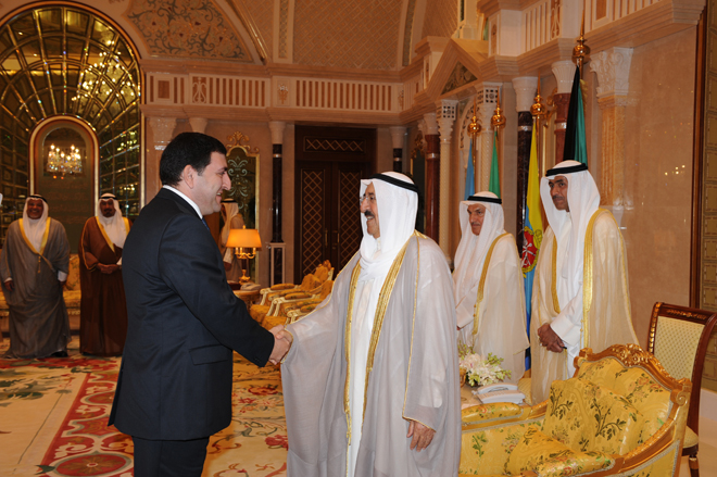 Emir: Kuwait interested in development of relations with Azerbaijan (PHOTO)
