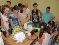 Azerbaijani, Georgian first ladies help poor teenagers (PHOTO)