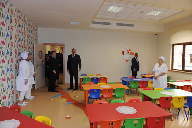 Azerbaijani President inaugurates educational complex in Baku (UPDATED) (PHOTO)