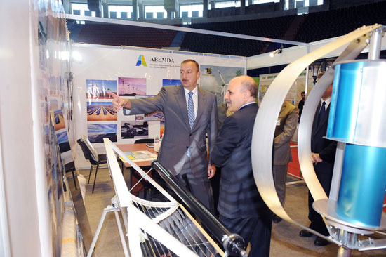 Azerbaijani President attends international environmental exhibition under motto 'Azerbaijan for the green world' (PHOTOS)